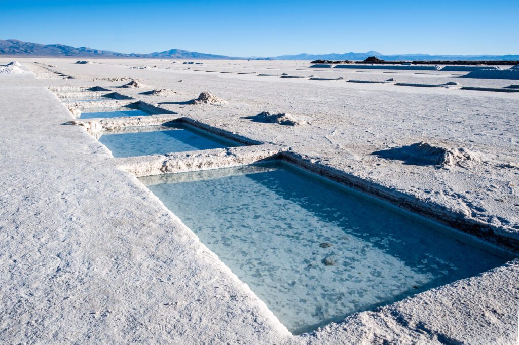 lithium salt mines in Argentina